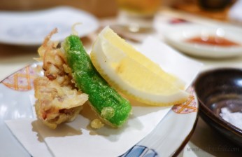 Sushi Fuku-Suke Hotaru Ika tempura