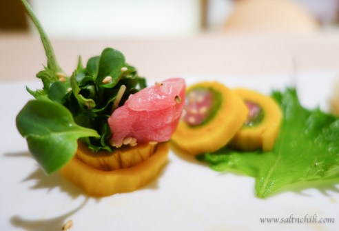 Sushi Fuku-Suke Takuan and Tuna Sushi