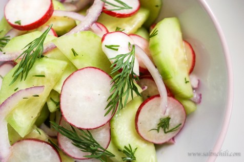Radish & Cucumber Salad