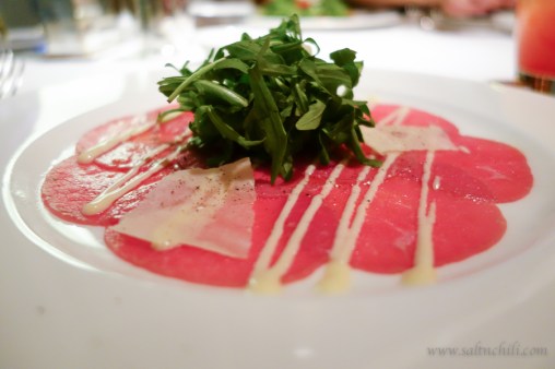 Nicholini's Beef Carpaccio