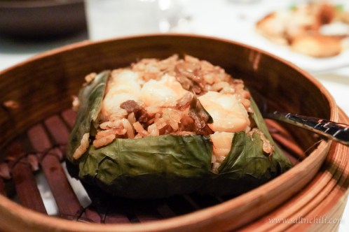 Tin Lung Heen Lotus Leaf Rice with Abalone