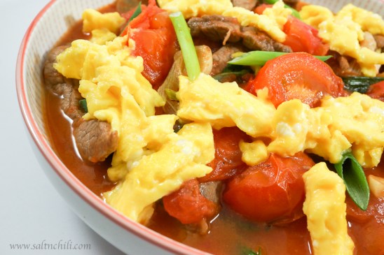 Cantonese Tomato Beef and Egg