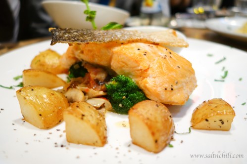 The Point Stone Oven Roasted Salmon